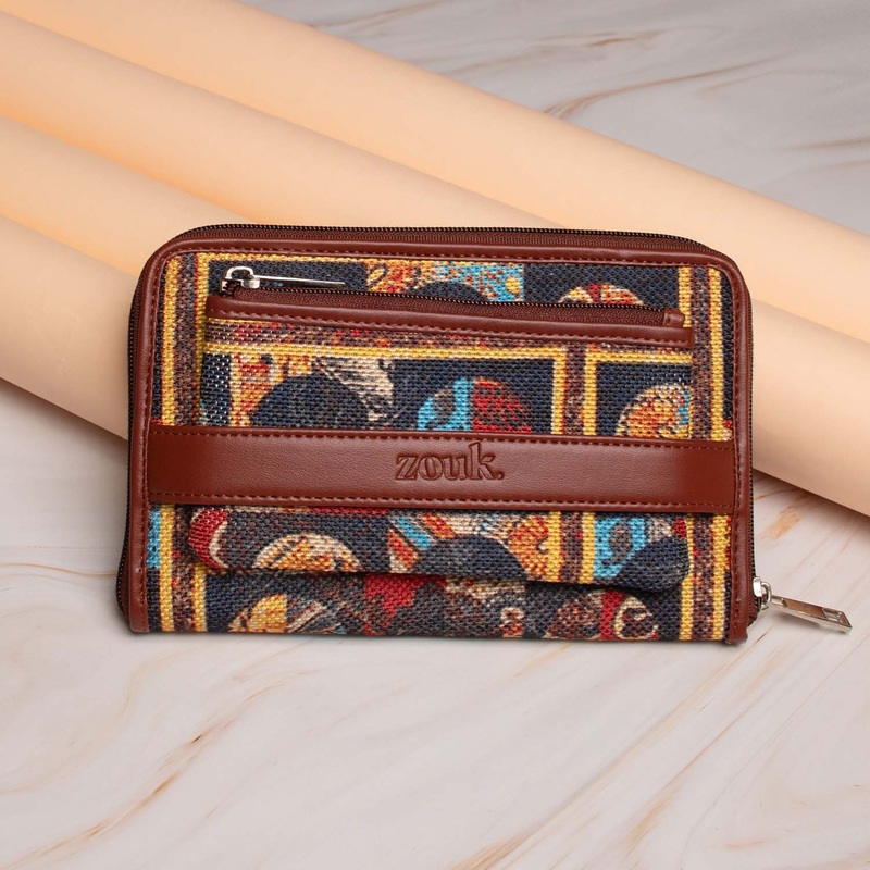 African Art Classic Zipper Wallet