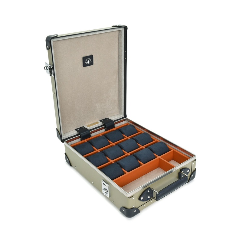 Centenary  12-Slot Watch Case | Olive/Navy