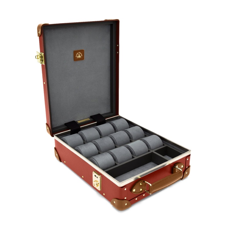 Centenary  12-Slot Watch Case | Red/Caramel