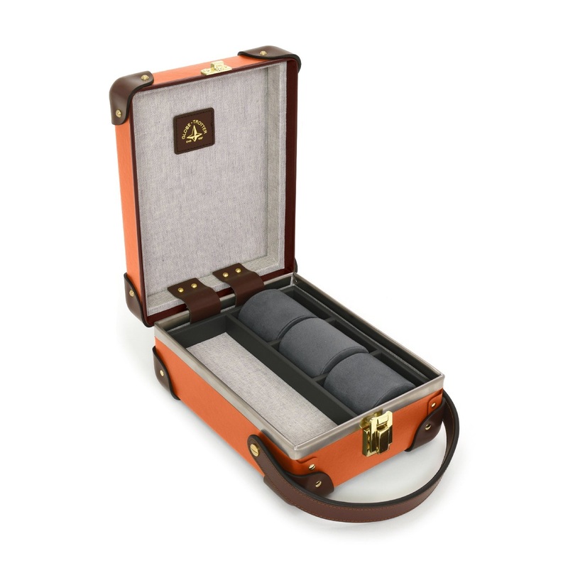 Centenary  3-Slot Watch Case | Marmalade/Brown
