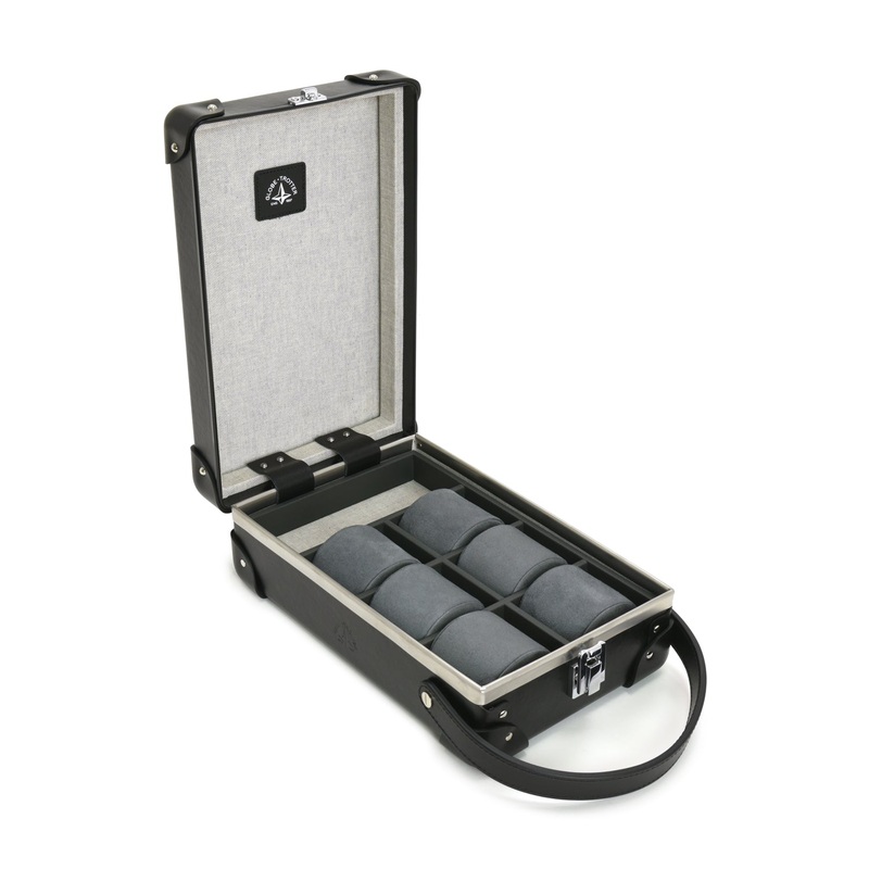 Centenary  6-Slot Watch Case | Black/Black