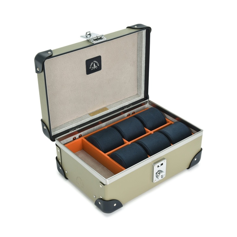 Centenary  6-Slot Watch Case | Olive/Navy