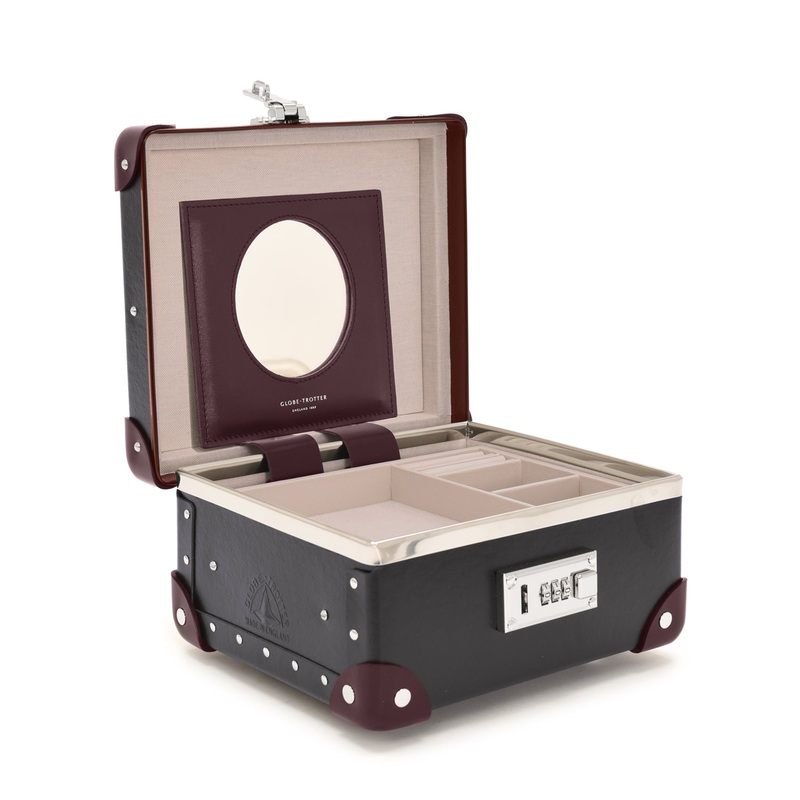 Centenary  Jewellery Case | Brown/Burgundy
