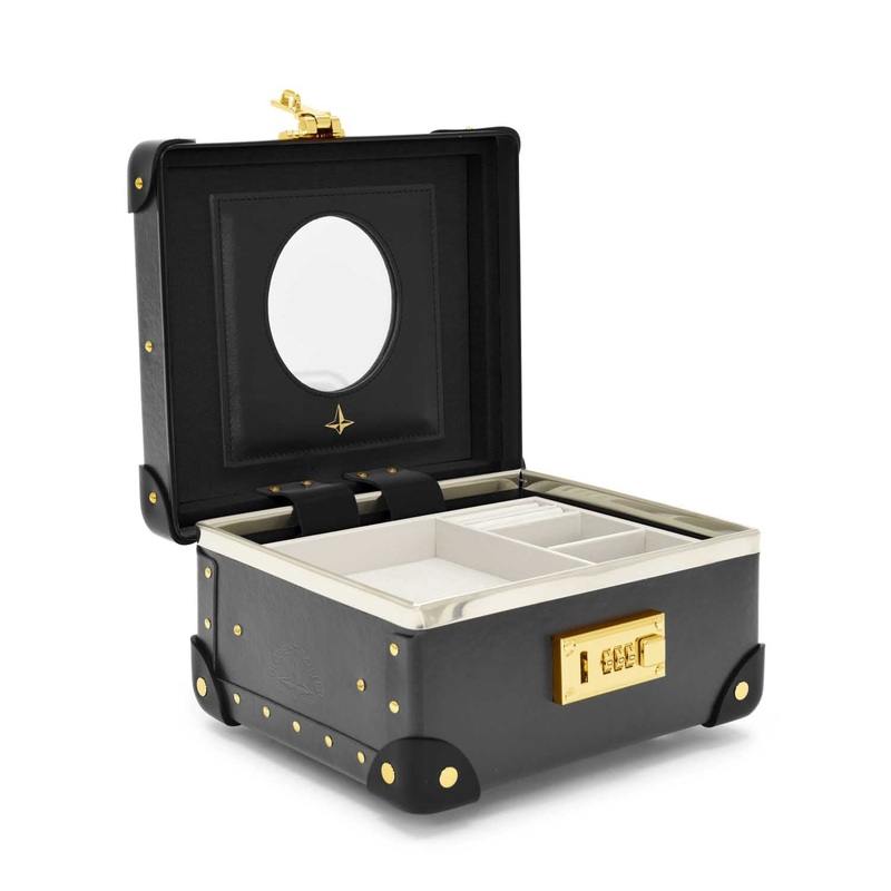Centenary  Jewellery Case | Charcoal/Black/Gold