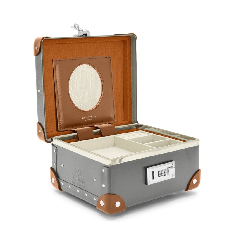 Centenary  Jewellery Case | Grey/Caramel