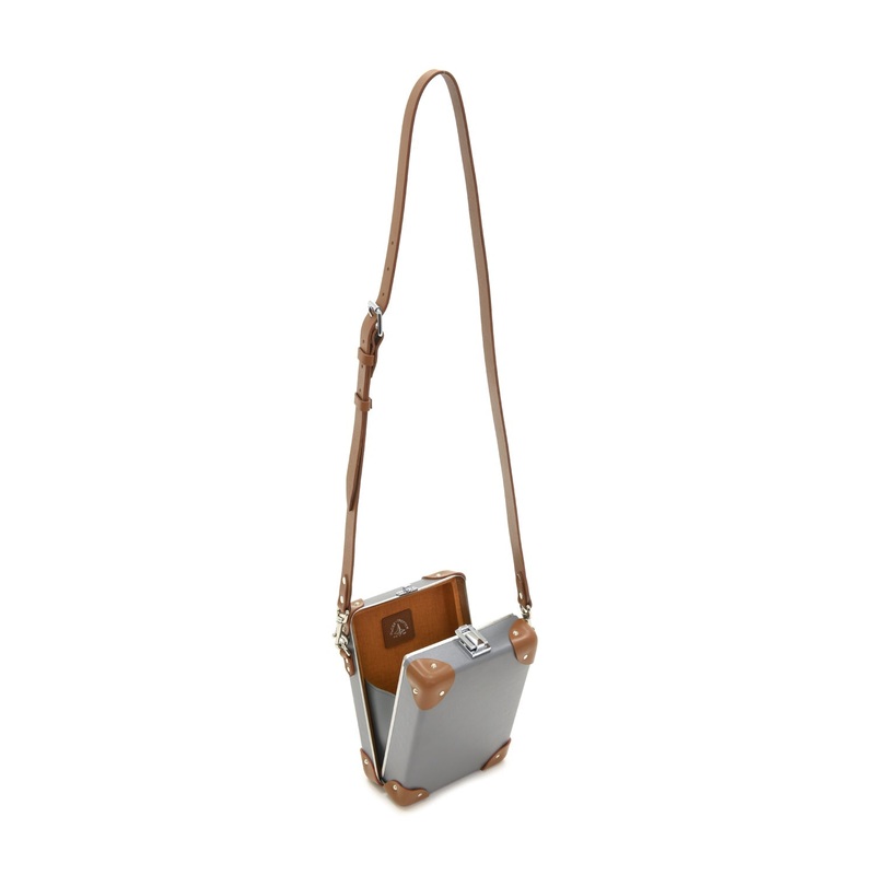 Centenary  Messenger Case | Grey/Caramel