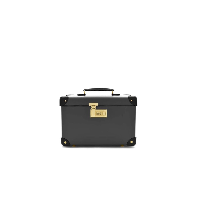 Centenary  Vanity Case | Charcoal/Black/Gold