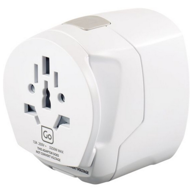 Go Travel Certified Worldwide Adapter &  Two USB