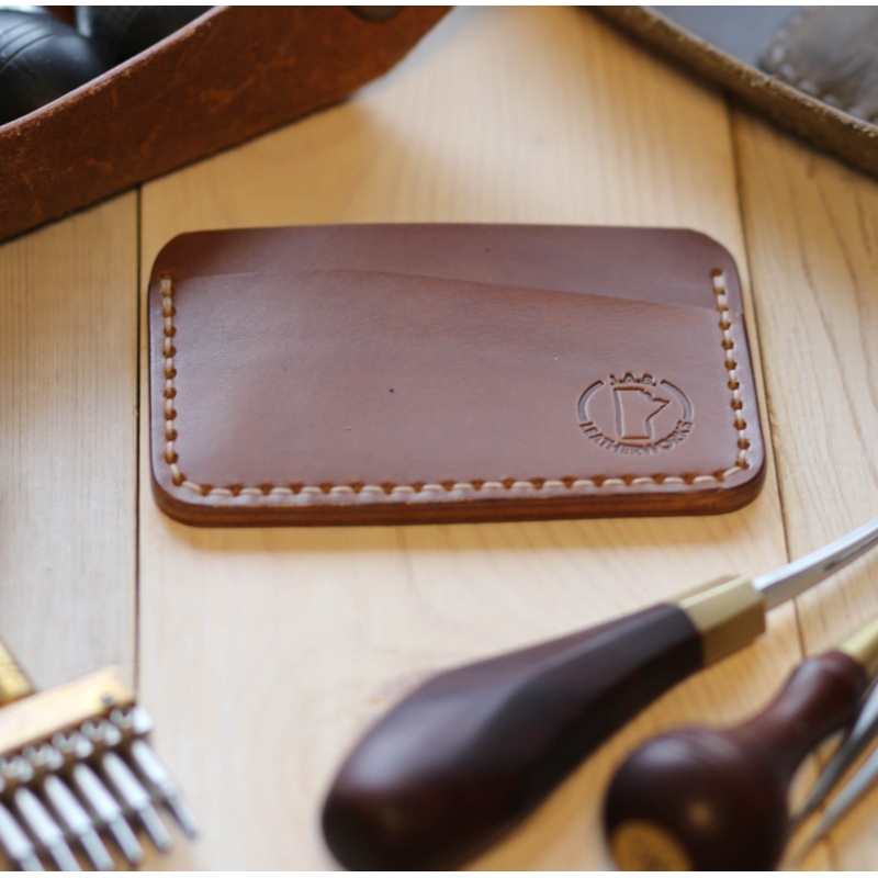 JAB Leatherworks Handmade Horizontal Card Wallet