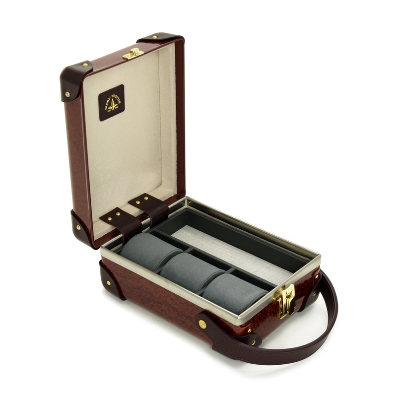Orient  3-Slot Watch Case | Urushi/Burgundy