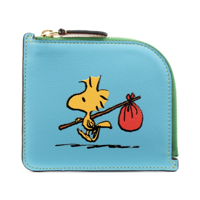 PEANUTS  Coin Pouch | Sky Blue/Green