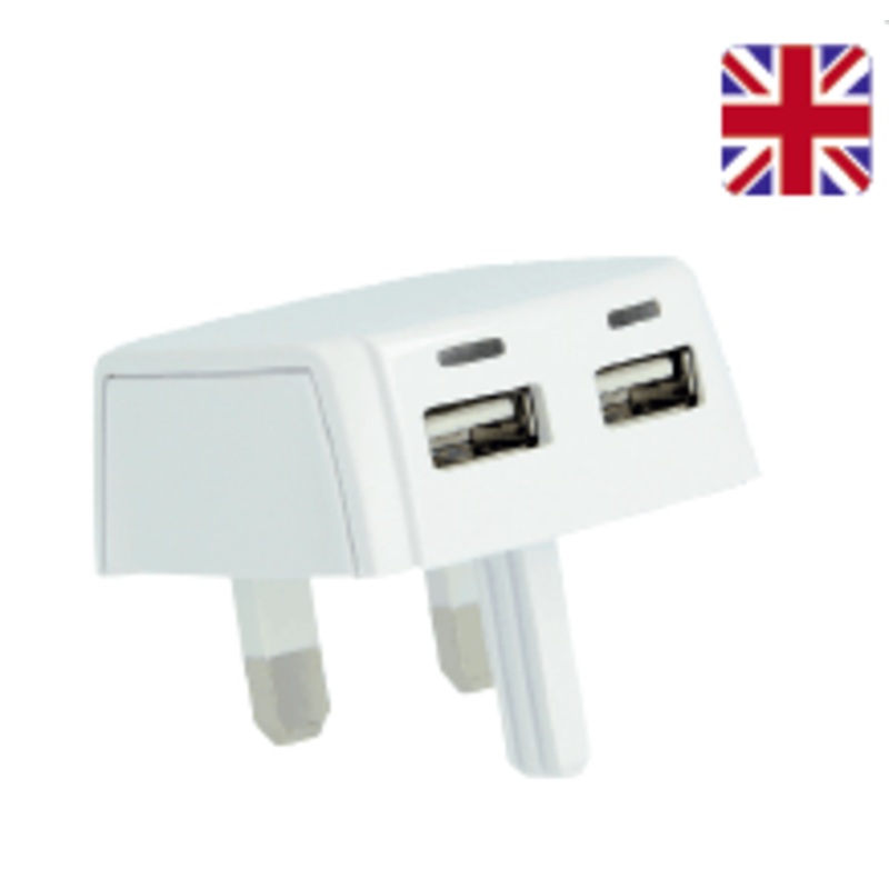 SKROSS UK 2-Port USB Charger
