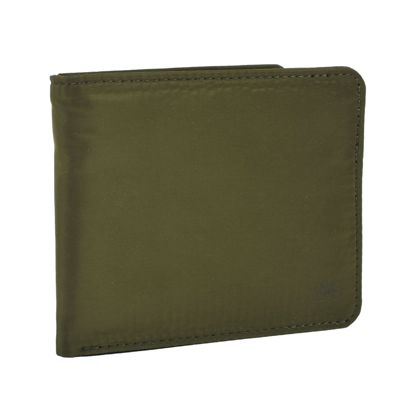 Nifteen London Billfold Taffeta Wallet With Coin Purse - Green