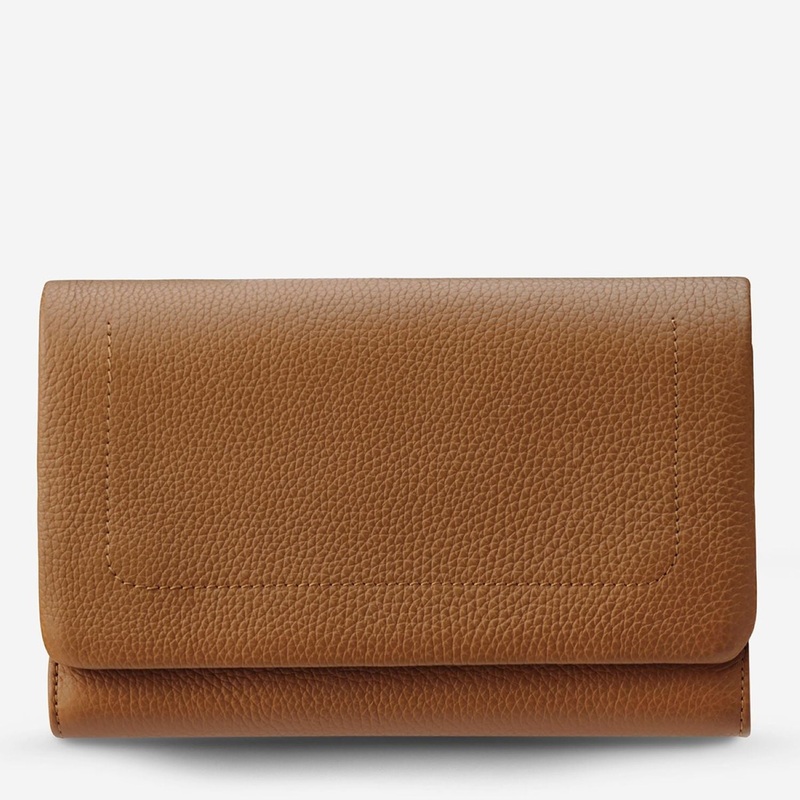Status Anxiety Remnant Leather Wallet - Tan