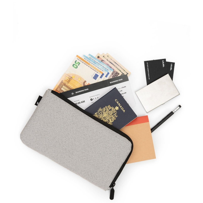 Travel Wallet Accessories Warm Gray