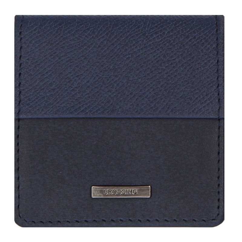Crossing Infinite Leather Coin Pouch - Blue