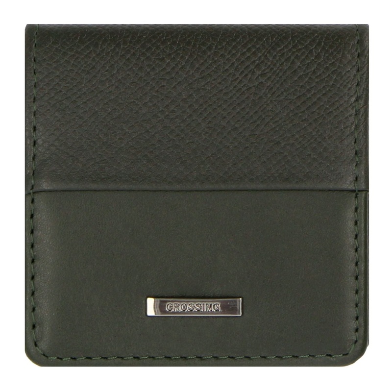 Crossing Infinite Leather Coin Pouch - Khaki