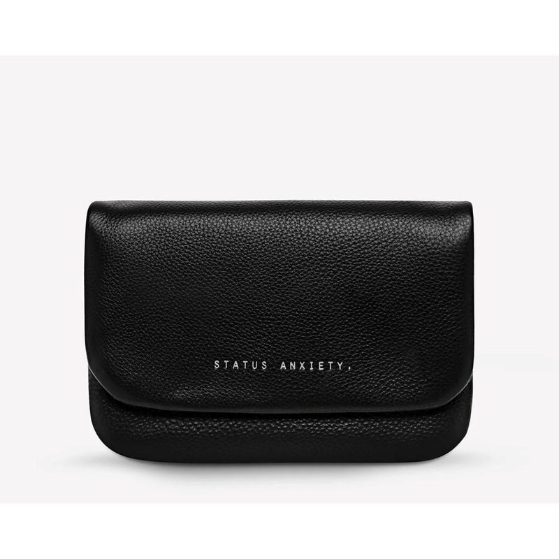 Status Anxiety Impermanent Wallet - Black