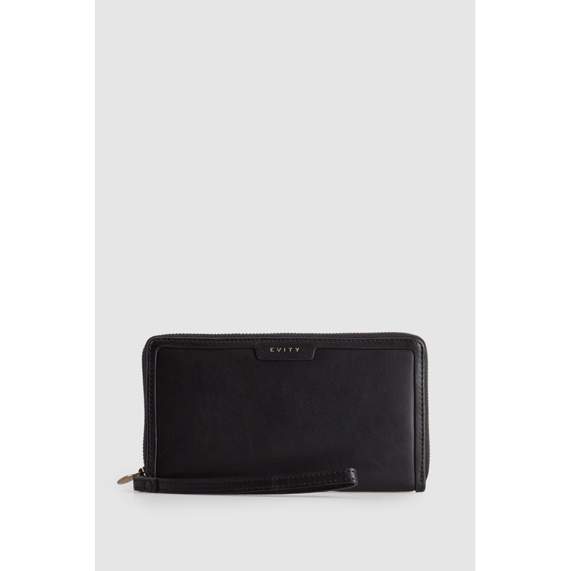 Bria Leather Zip Large Wallet