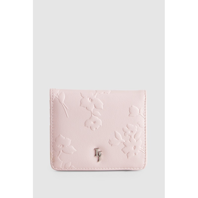 Embossed Press Stud Wallet