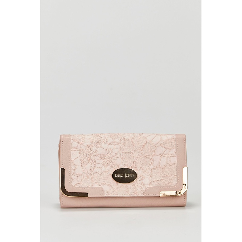Lace Look Large Wallet