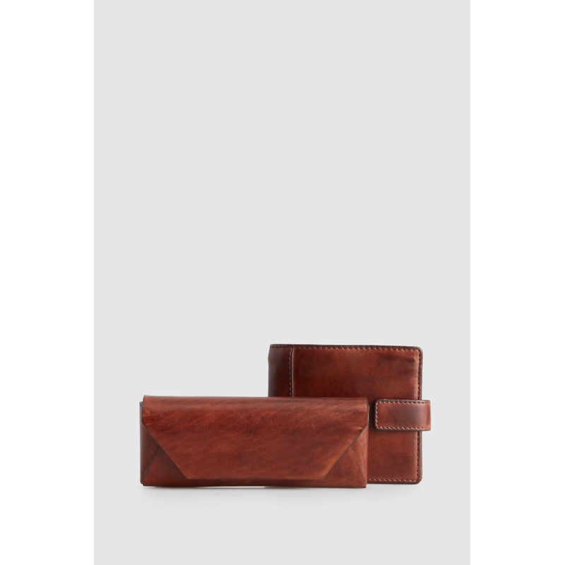 Leather Glasses Case & Wallet