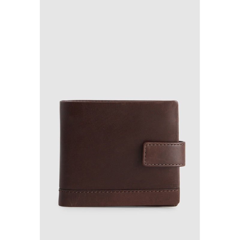 Leather Tab Wallet