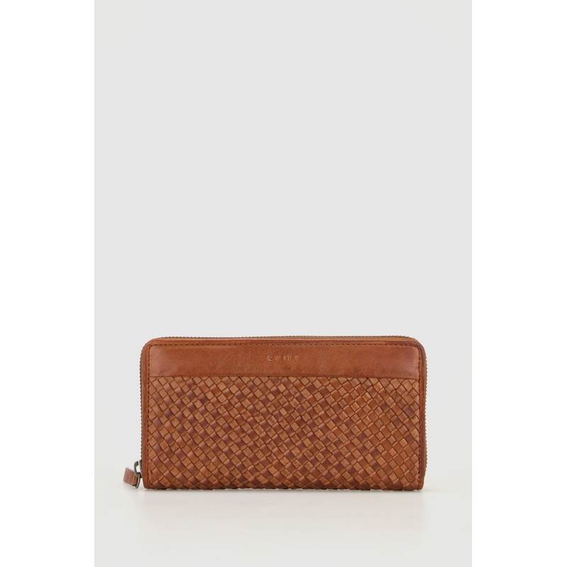 Palma Leather Zip Around Wallet