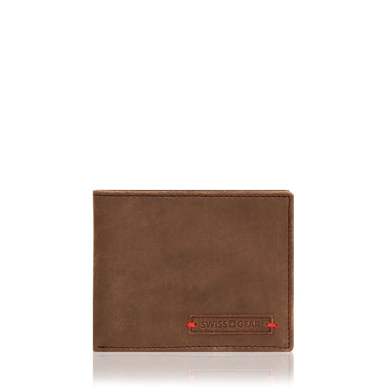 SWISSGEAR BiFold Card Case Wallet in Brown