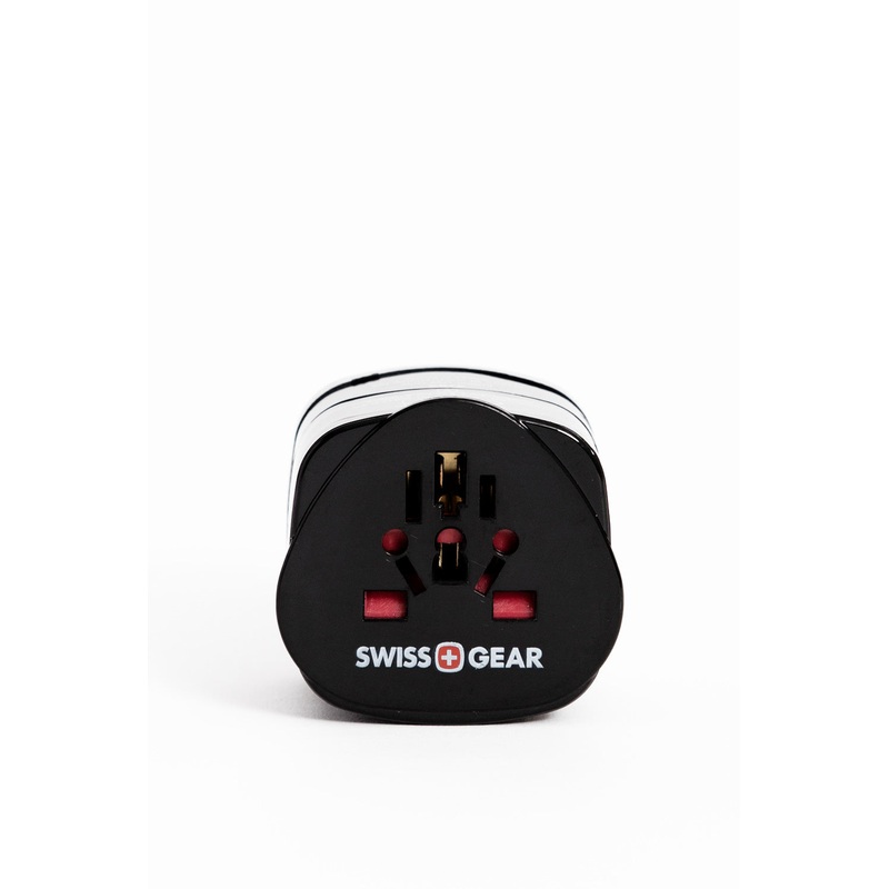 SWISSGEAR North & South America Travel Adapter in Black
