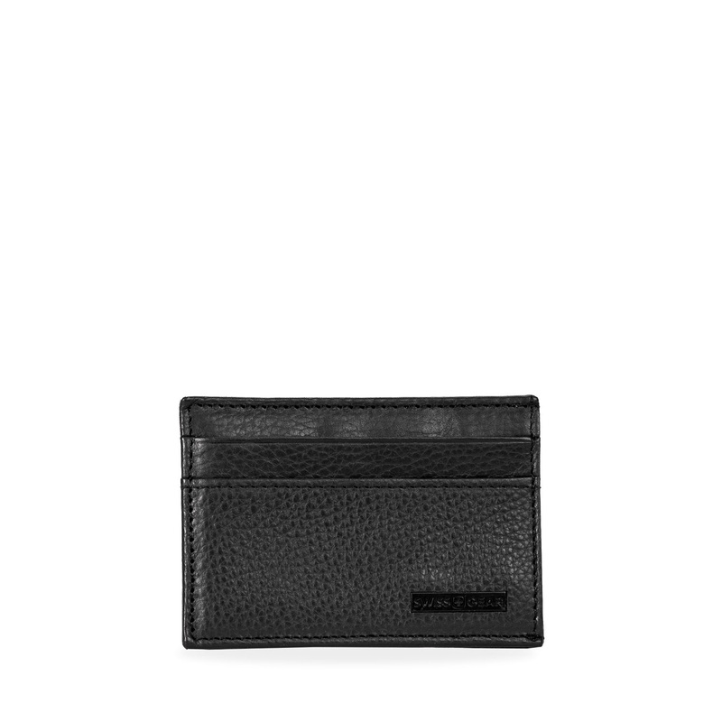 SWISSGEAR Pebble Inlay  Money Clip Wallet in Black