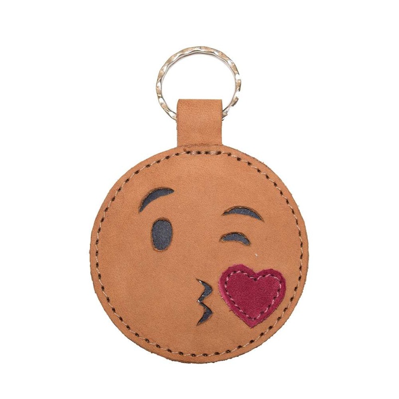 Kiss Emoji Keychain