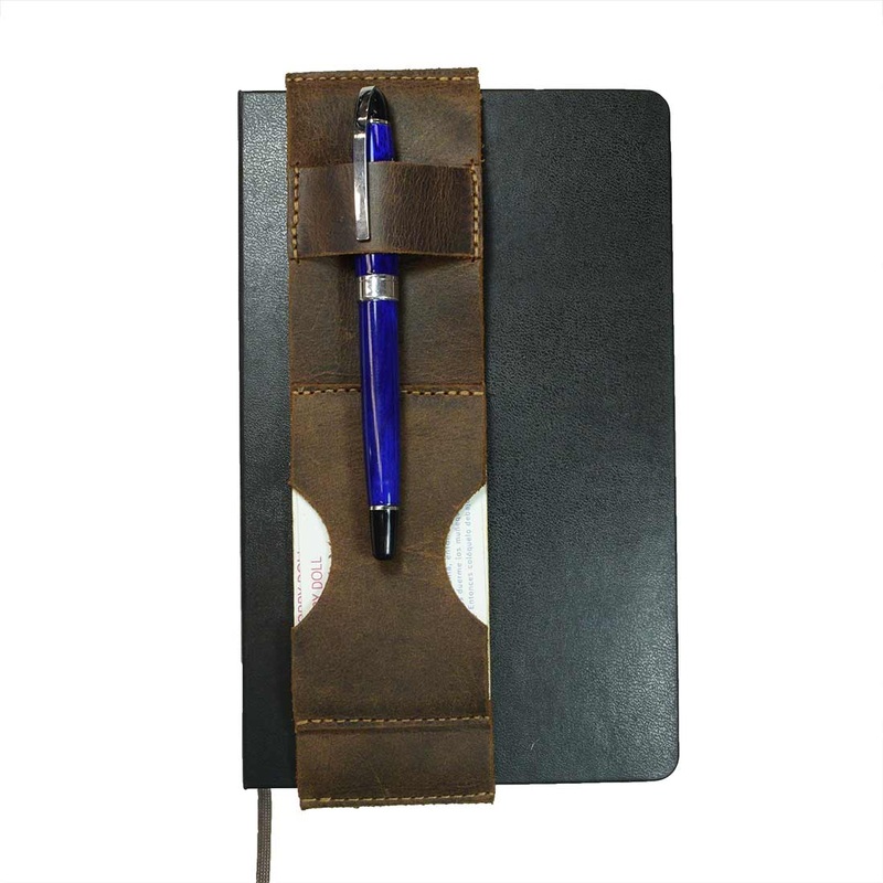 Pen & Card Holder for Notebook