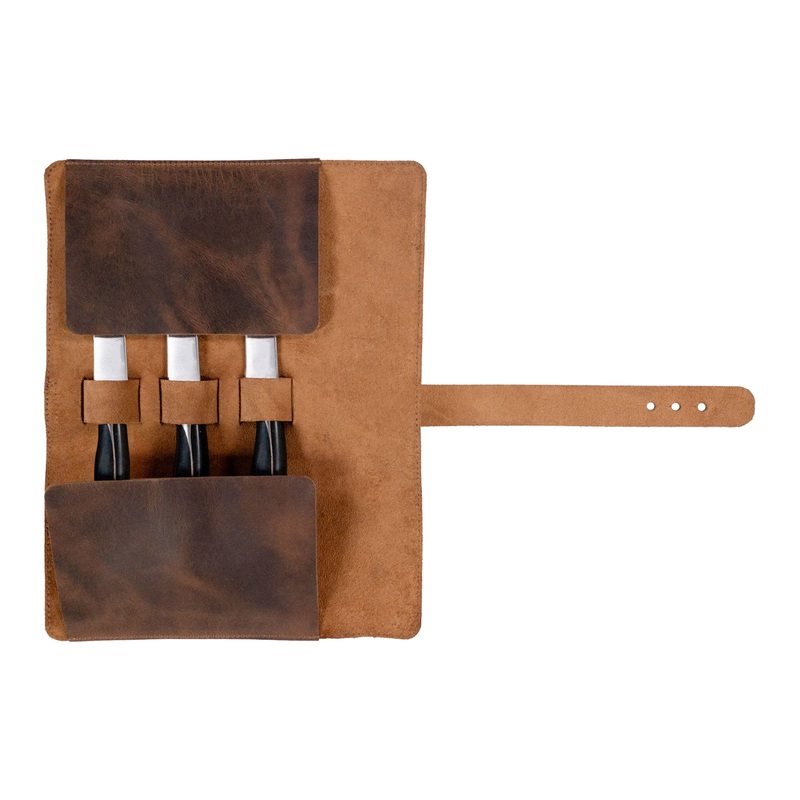 Rectangular Knife Case with 3 Slots
