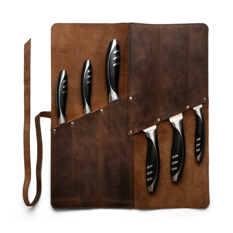 Rectangular Knife Case with 6 Slots