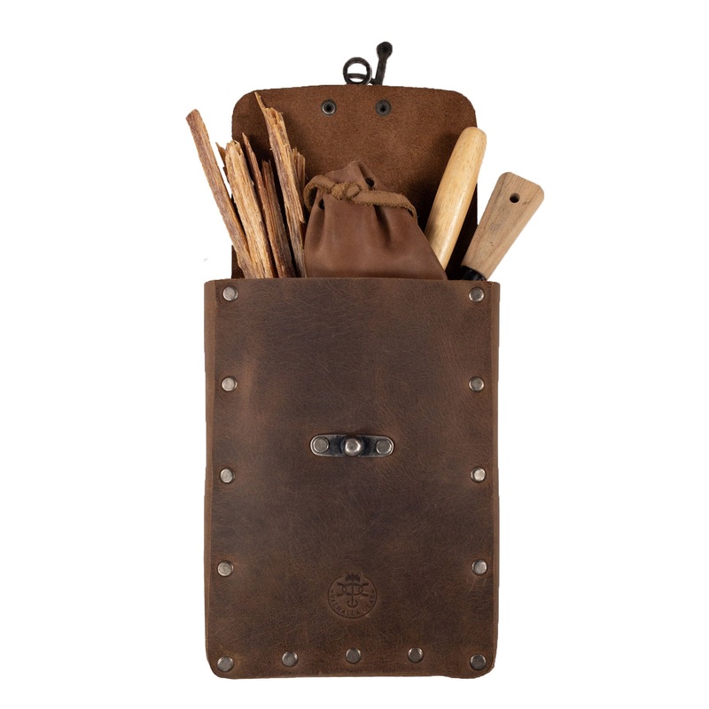 Rectangular Riveted Belt Pouch