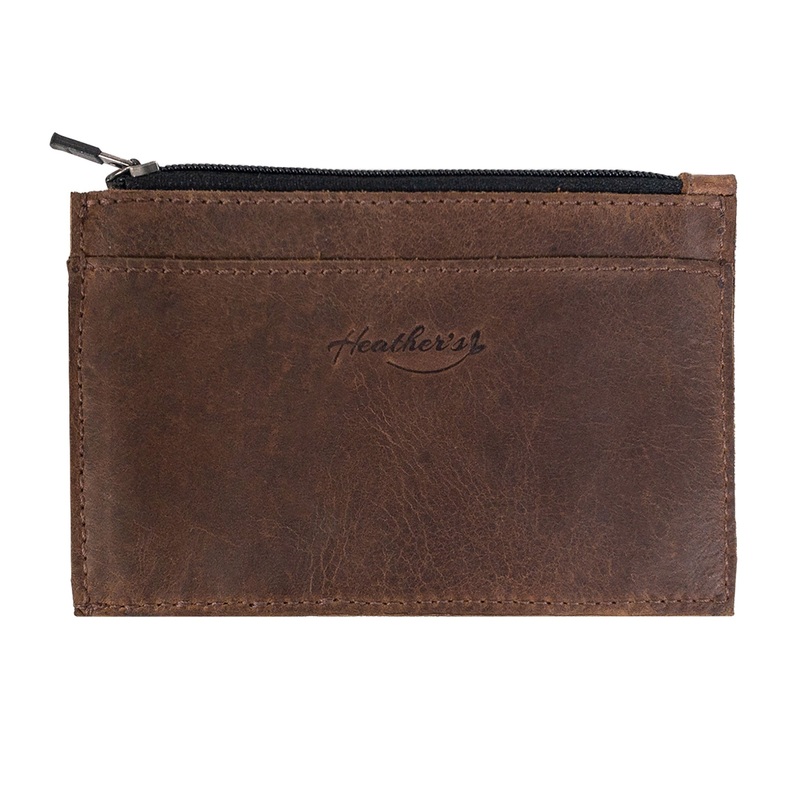 Zippered Coin Card Wallet