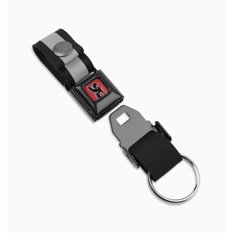 Chrome Mini Buckle Keychain