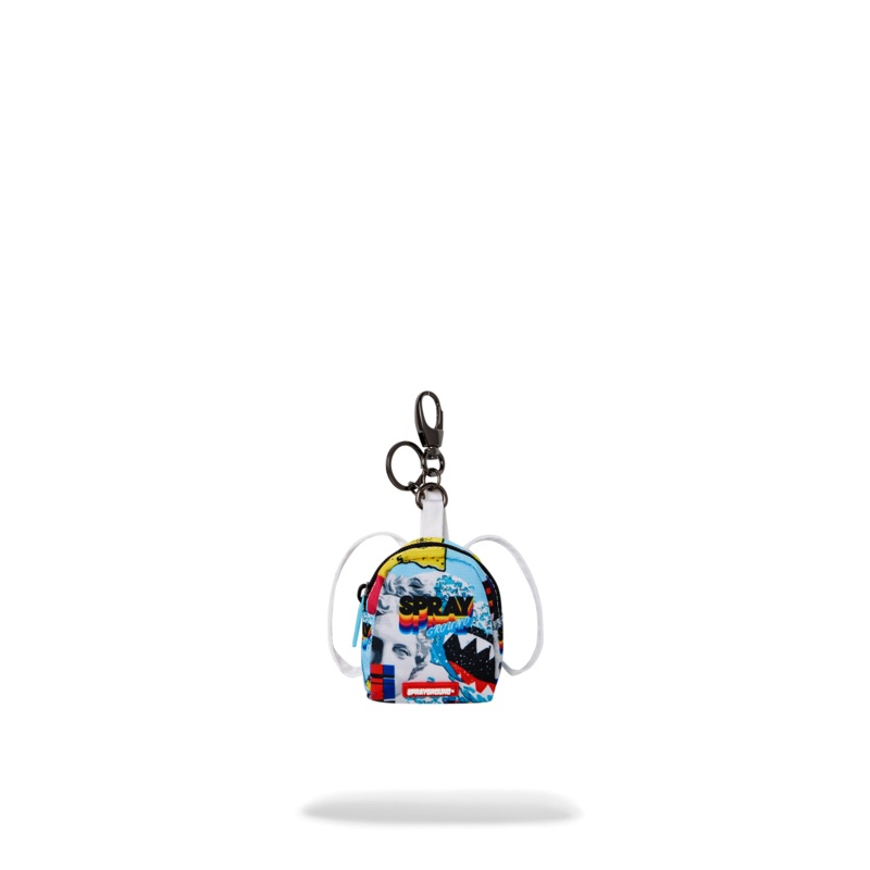 COLLAGE OF RANDOM BACKPACK KEYCHAIN