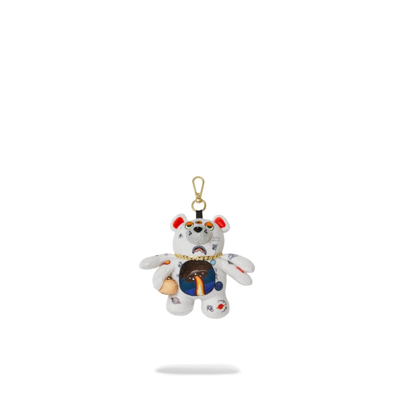 SPACED OUT BEAR KEYCHAIN