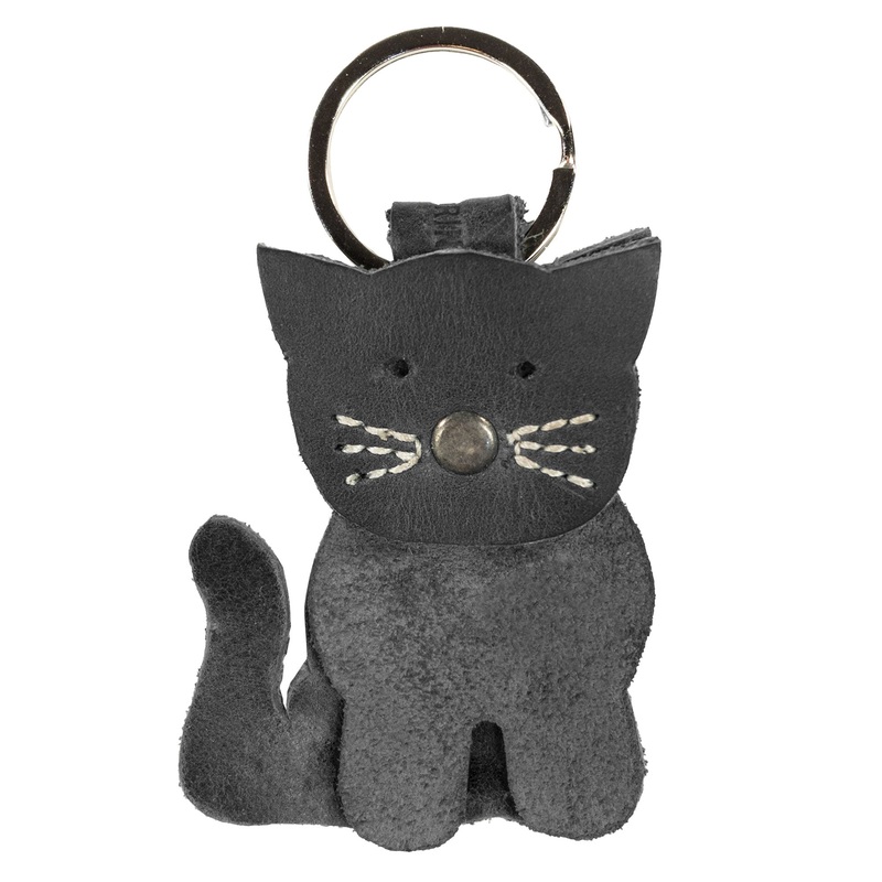 Stacked Cat Keychain