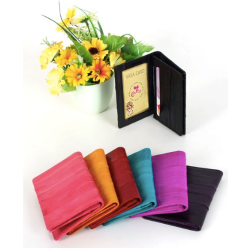 Eel skin Card Wallet - Mia