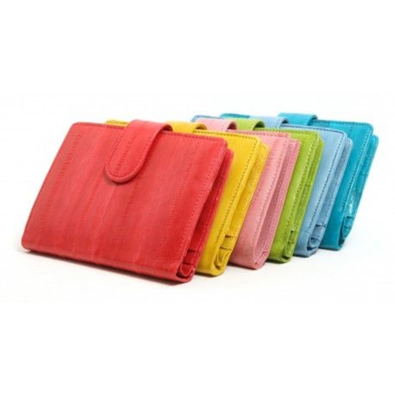 Eel skin Wallet - Bianca