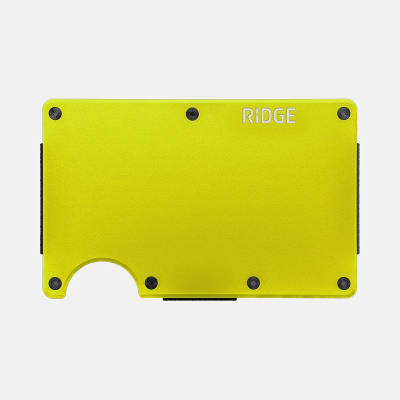 Ridge Wallet - Hyper Lime