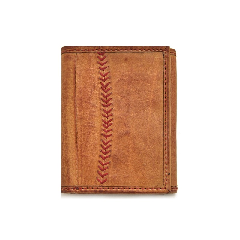Baseball Stitch Trifold Wallet