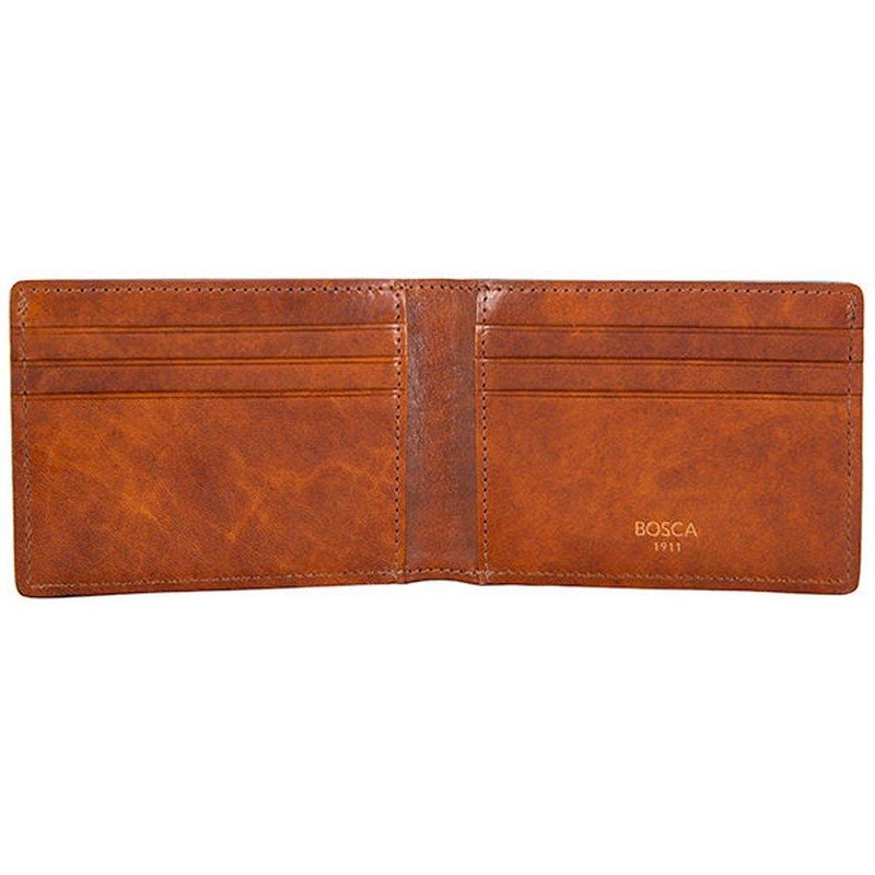 Dolce Old Leather Small Bifold Wallet