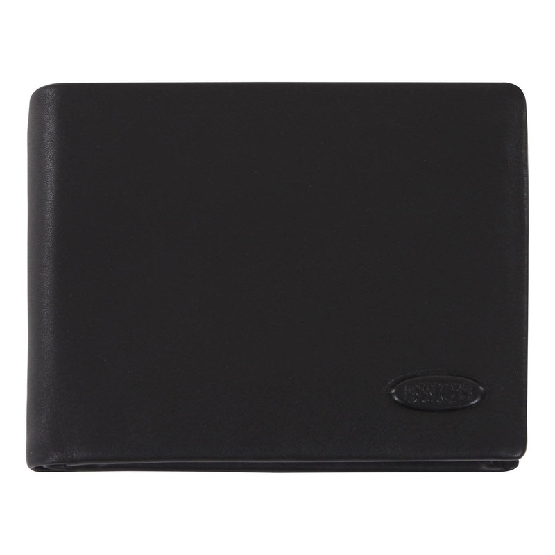 Men's Cervino Nappa Leather Wallet with Transparent Flap