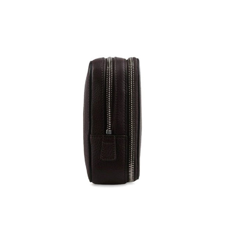 Men's Grained Leather Clutch