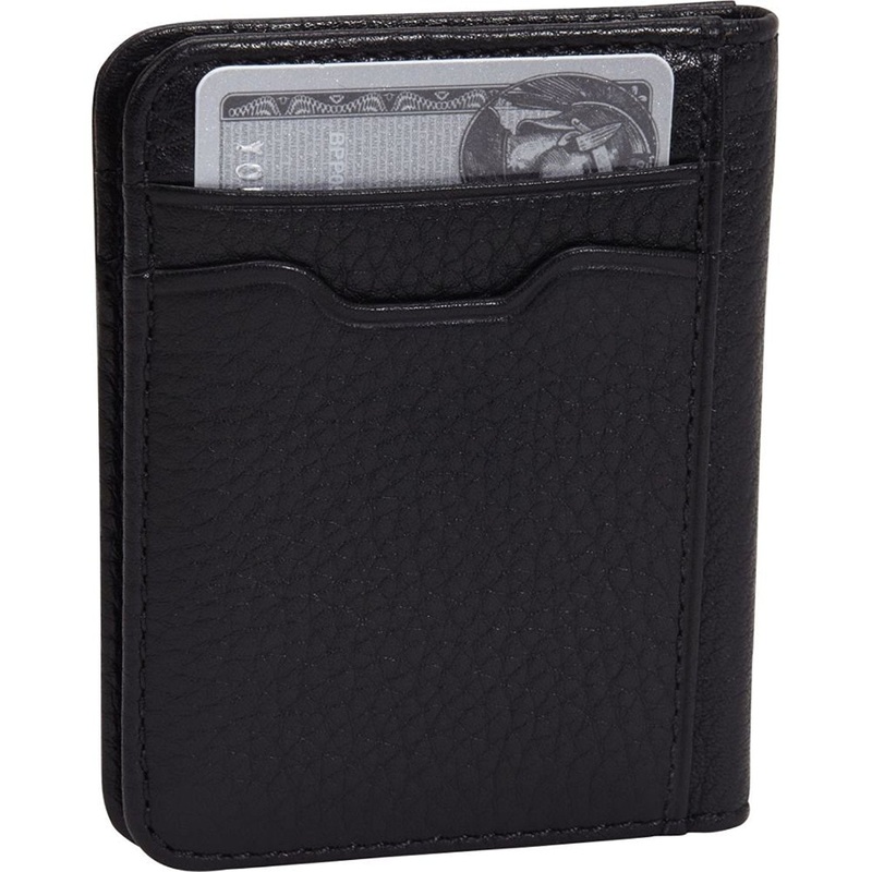 Tribeca Collection Front Pocket Wallet with Magnetic Clip