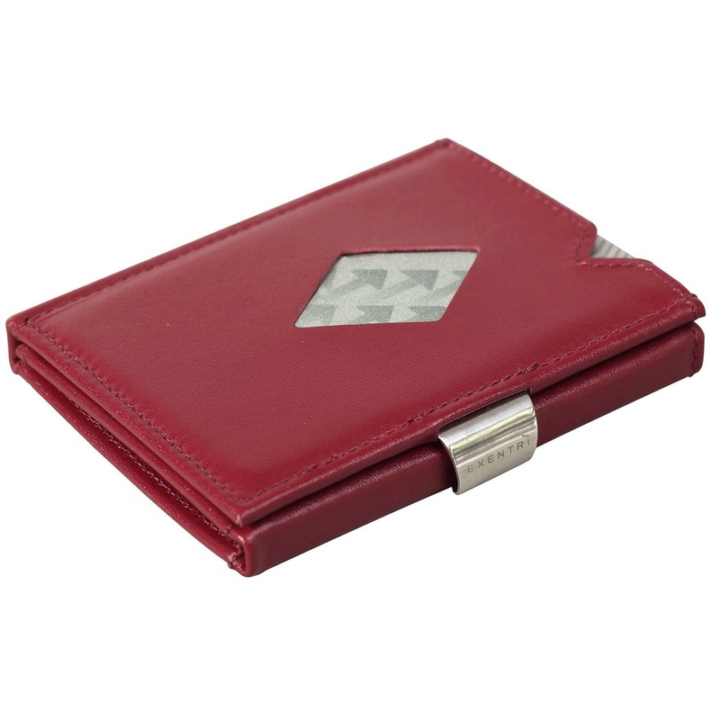 Trifold Leather Wallet with Locking Device: Stylish Sophisticated Compact